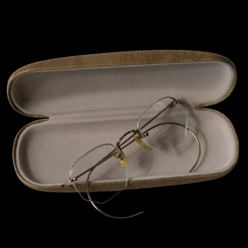 Shuron Antique 1930 Circa Gold Filled Filigree Art Noveau Wire Octagon